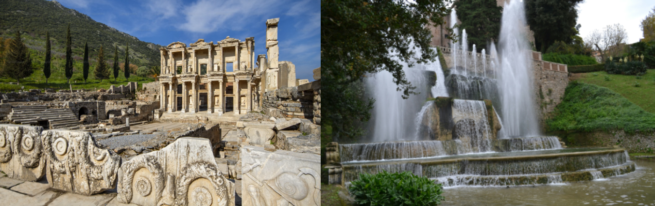 Tivoli villa Adriana e villa d'Este - Roma